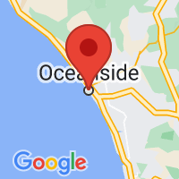 Map of Oceanside, CA US